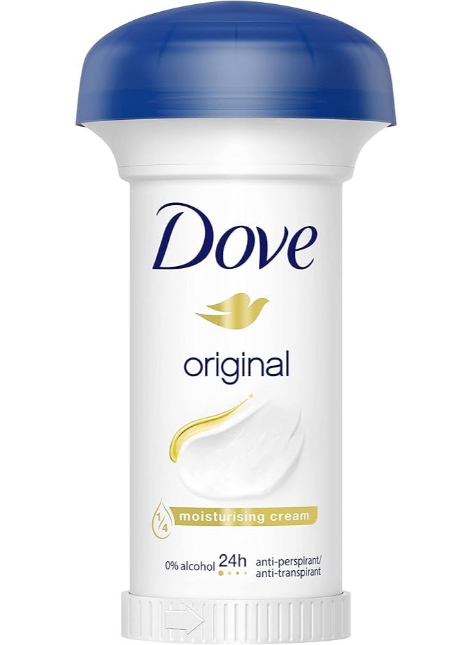 دوف مزيل عرق دوف الأصلي الكريمي، عبوة من 6 قطع × 50 مل - Image 3