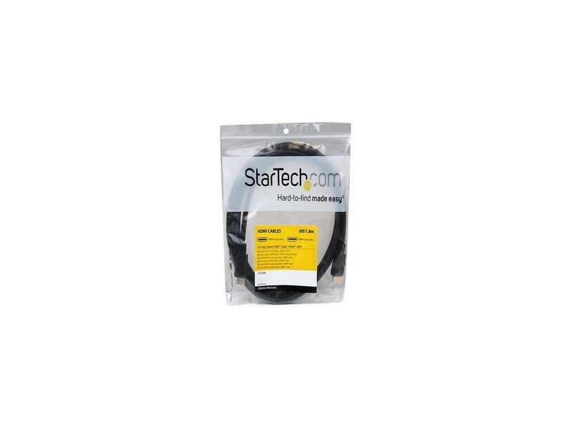 Startech StarTech HDMM6 6 ft High Speed HDMI Cable - HDMI to HDMI - M/M - Image 5