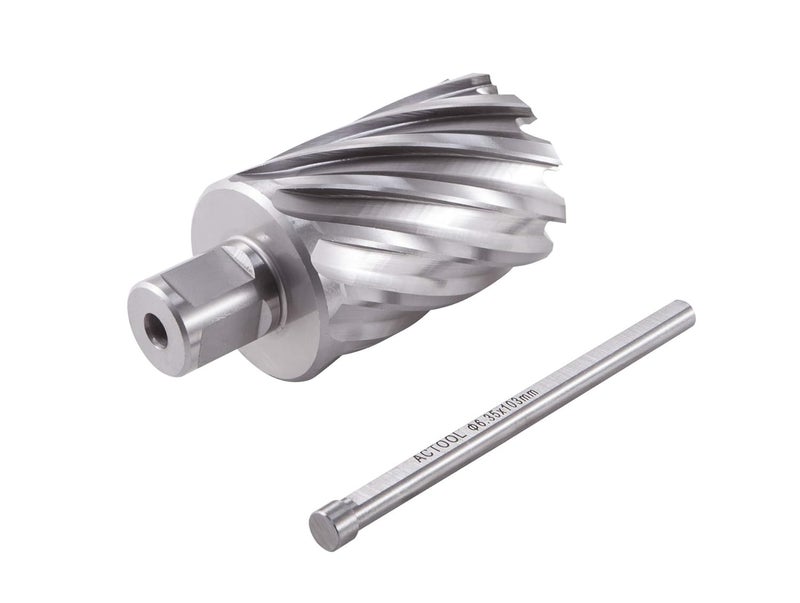 ACTOOL 1-5/8" Diameter × 2" Depth of Cut HSS ANNULAR Cutter with 3/4'' Weldon Shank - Image 4