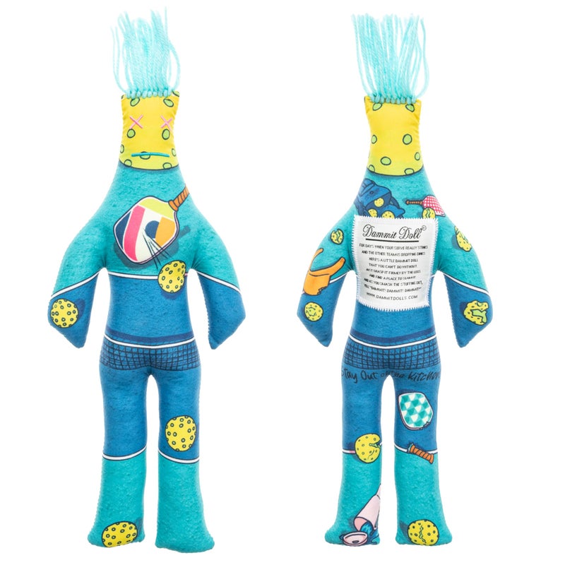 Dammit Doll Limited Edition Sports Struggles Collection Stress Relief Gag Gift Pickleball Doll - Image 3