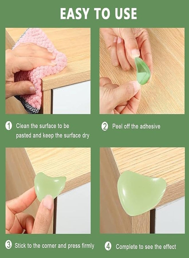 CRENTROVA Corner Luminous Protectors for Baby,Thick Table Furniture Edge Protectors,Strong Adhesion,Corner Guard Bumpers Clear Transparent Table Edge Protection for Various Furniture to Protect Baby from Injury - Image 4