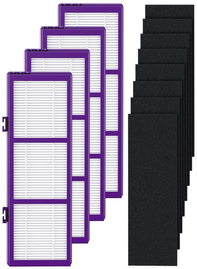isinlive HAPF300AP Performance Plus Replacement Filter for Holmes AER1 HAPF300AP-U4 air cleaner, 4 True HEPA+ 8 Carbon Pre Filters - Image 1
