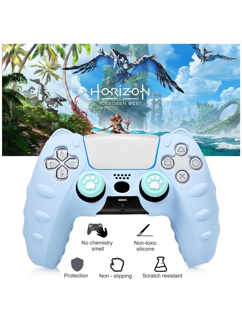 Generic - Anti-Slip Silicone Controller Skin for PlayStation 5 - Protective Gel Grip Cover Case for Wireless Controller with Non-Slip Studded Design - Image 1
