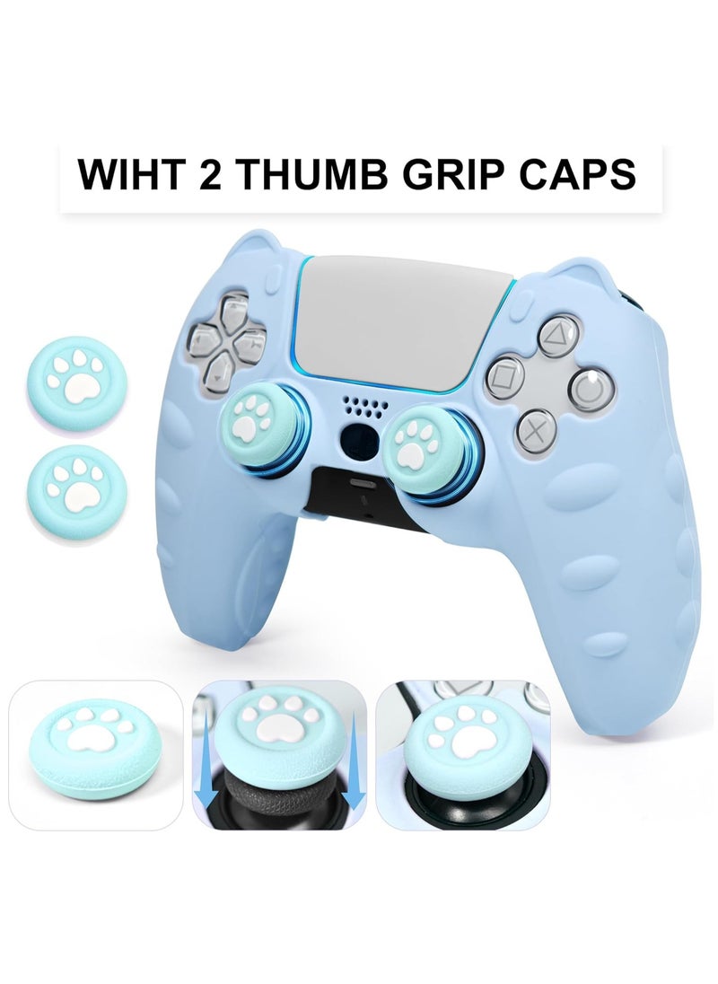 Generic - Anti-Slip Silicone Controller Skin for PlayStation 5 - Protective Gel Grip Cover Case for Wireless Controller with Non-Slip Studded Design - Image 1