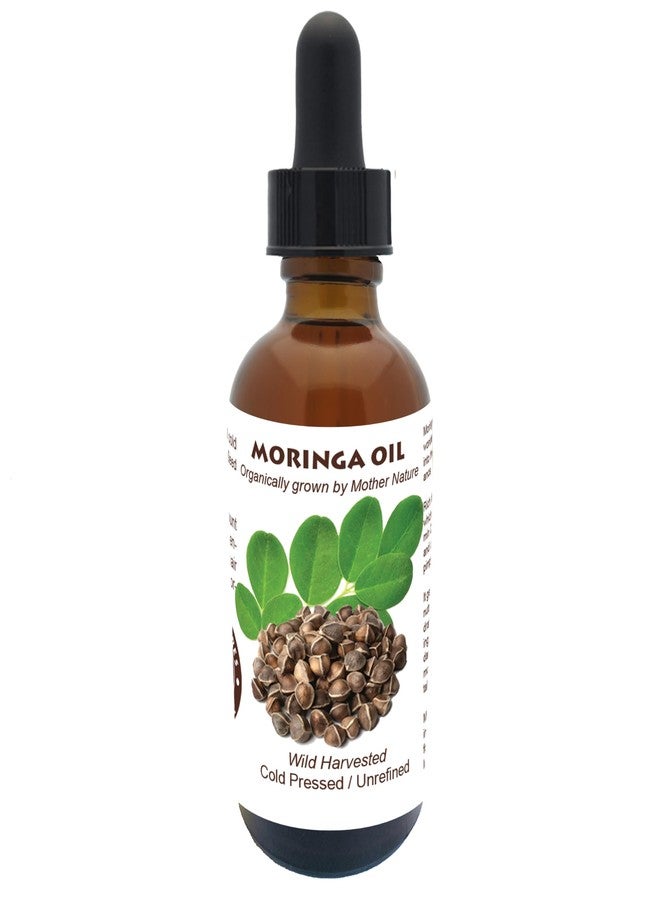 Best Nature's Cosmetics Moringa Oil (Organic, Undiluted, Cold Pressed, Unrefined) - Natural Moisturizer for Dry and Damaged Skin and Hair 2 fl oz / 60ml - Image 1