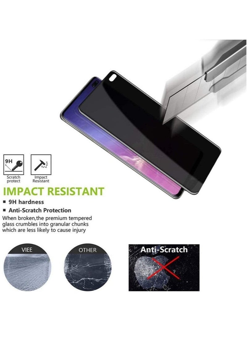 vesus (2 Pack)Privacy Screen protector compatible with Samsung Galaxy S20+ Screen Protector Tempered Glass [Anti-Glare][HD Full Coverage][Easy Installation][Scratch Resistant][9H Hardness] - Image 2