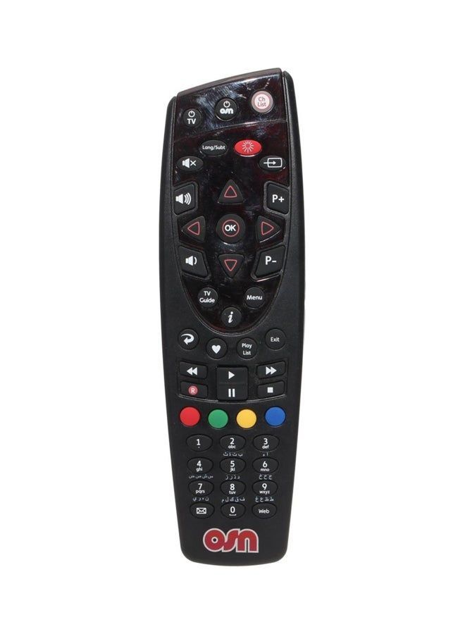 OSN Satellite Receiver Remote Control Black