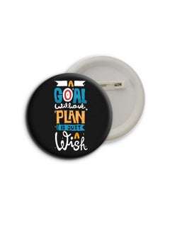 D2c D2C Stainless Steel Safety Pin Printed Positive Vibes & Motivational Quotes Design Glossy Finished Button Badges | Pack of 5 (58 mm)  - Image 4