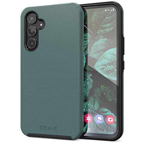 Crave Dual Guard for Samsung Galaxy A54 Case, Shockproof Protection Dual Layer Case for Samsung Galaxy A54 - Forest Green - Image 1