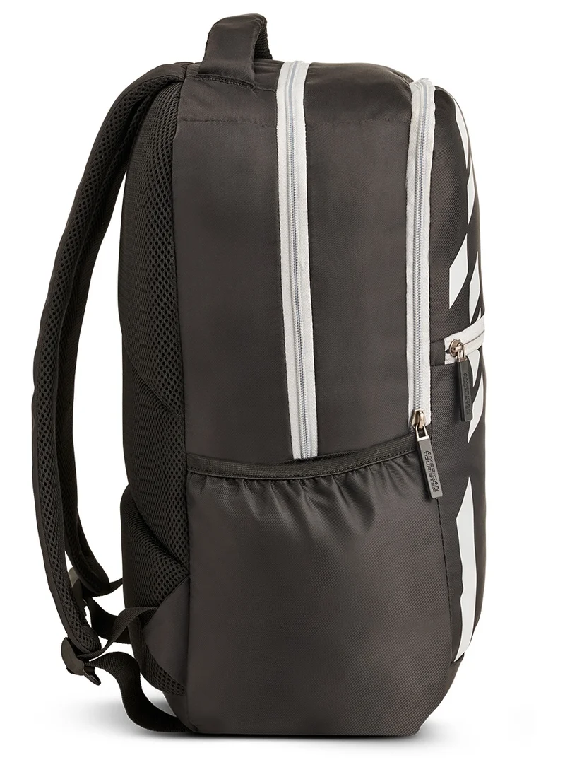 American Tourister Black Slate 2.0 Backpack 02, 34L Capacity, Polyester, Black|Fits 15.6" Laptop|Designed For Comfort|Voluminous Front Pocket|Lightweight|Bottle Holder - 1 Year International Warranty  | Best Price UAE