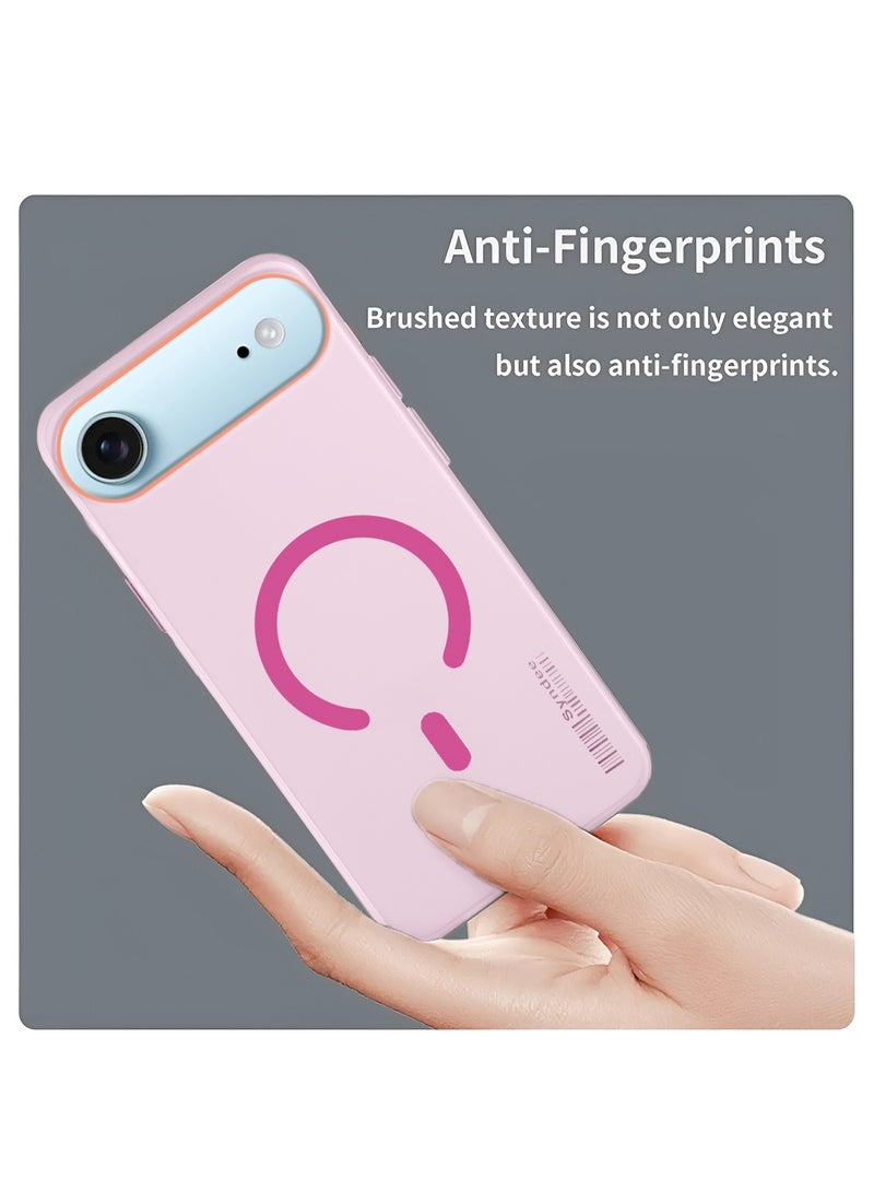 Syndee Apple iPhone 17 Air 5G 2025 Syndee Series Hybrid Translucent Magsafe with Magnetic Charging Raised Camera Lips Elegant Look Case Cover (MCMPMN) - Baby Pink - Image 4