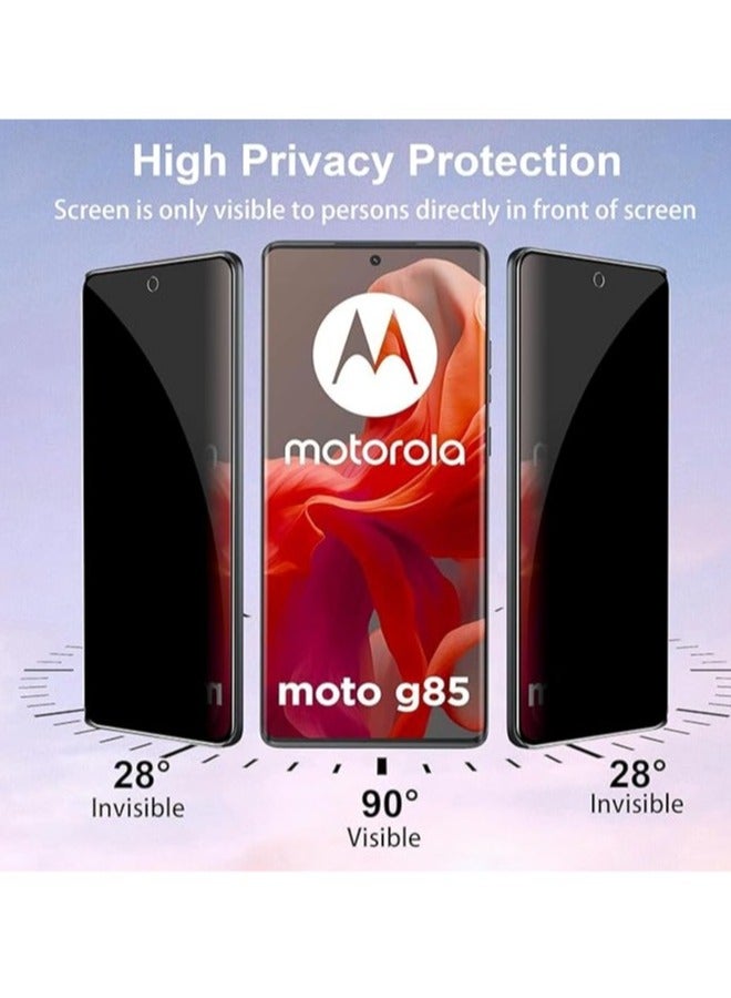 General 2 Pack Privacy Screen Protector compatible with Motorola Moto G85 5G with  Rear Camera Lens Protector Anti Spy Tempered Glass Film Scratch Resistant  - Image 2