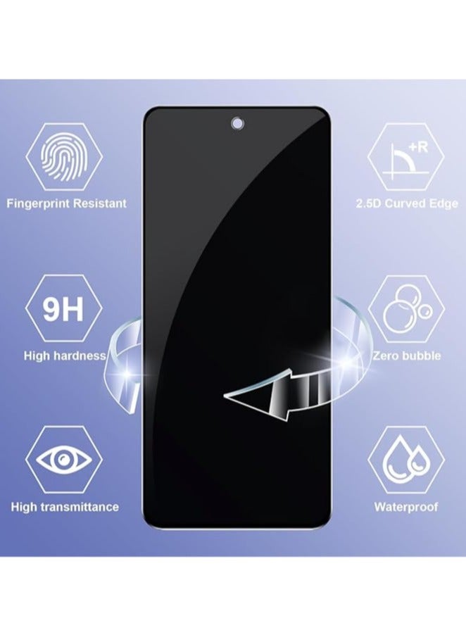 General 2 Pack Privacy Screen Protector compatible with Motorola Moto G85 5G with  Rear Camera Lens Protector Anti Spy Tempered Glass Film Scratch Resistant  - Image 4
