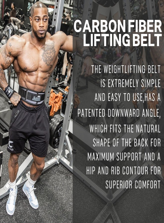 Schiek Sports 3004 Carbon Fiber Lifting Belt - Power Lifting Gym Belts for Lower Back Support - Image 4