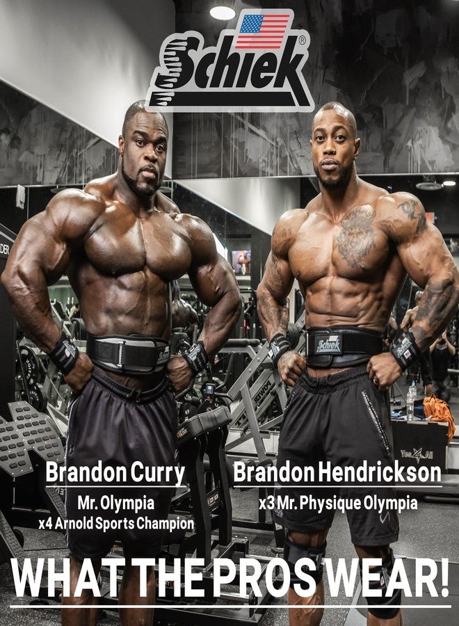 Schiek Sports 3004 Carbon Fiber Lifting Belt - Power Lifting Gym Belts for Lower Back Support - Image 2