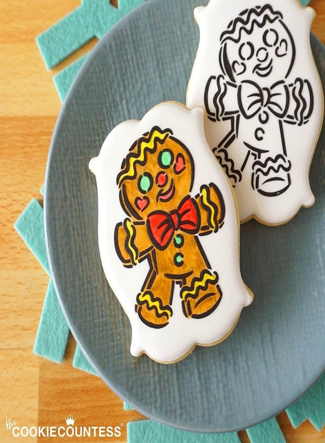 The Cookie Countess Inc مجموعة ألوان طعام قابلة للأكل من ذا كوكي كاونتيس، 36 لونًا - عيد الميلاد - Image 2