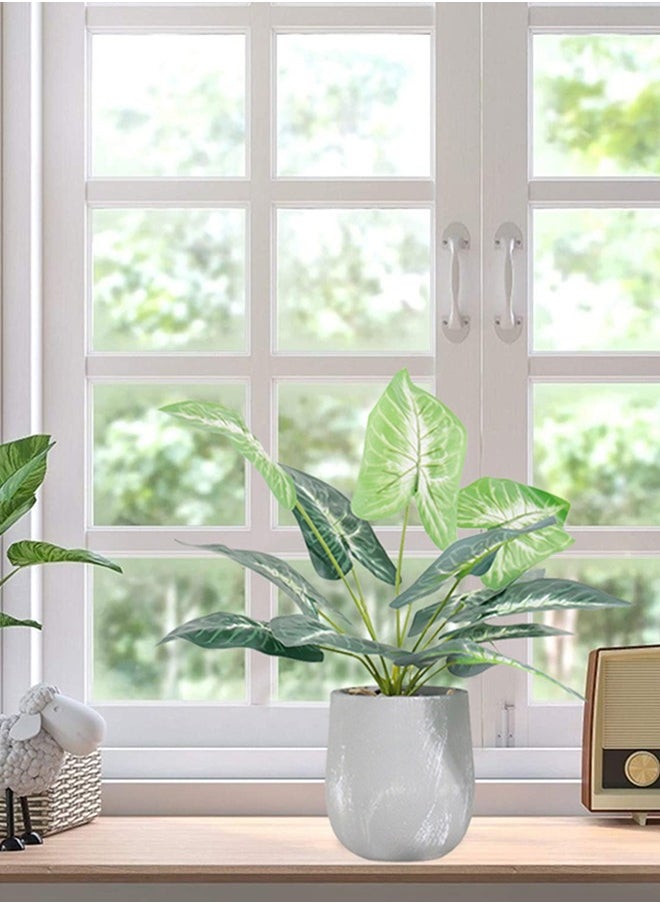 Garlo 40cm Small Fake Plants Artificial Potted Greenery Plant for Office Desk Home Bathroom Decor  - Image 5