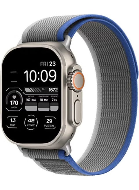 Trail Loop Compatible with Apple Watch Band 49mm 45mm 44mm 42mm 41mm 40mm 38mm, Nylon Weave Sport Loop Men Women Adjustable Pull Tab Strap for Apple Watch Ultra iWatch Series 8 7 6 5 4 3 2 1 SE