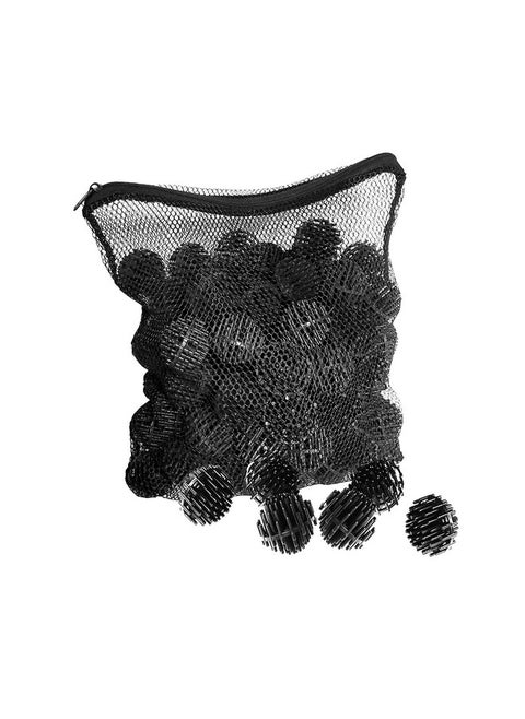 Bio Balls Filter Media Bulk  1.5 Inch Bio Balls For Pond Filter  Bio Balls Large For Pond Filter Media For Outdoor Ponds, Bio Balls For Aquarium Filter, (100 Count With Mesh Bag)