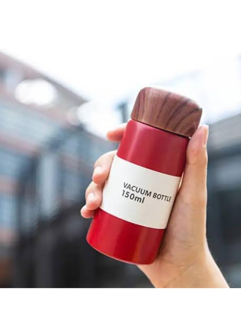 150ml 304 Stainless Steel Mini Thermos Flask, Hot and Cold Drinks Thermos, Insulated Bottles for School, Travel, Work, Outdoor Sports 150ml - Image 2