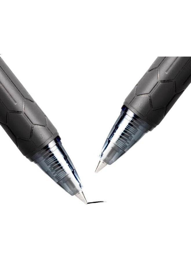 M.G Chenguang (M&G) Stationery Retractable Gel Pen, Student 0.5Mm Black Pen, Signature Pen, Business Bullet Tip, Exam-Specific Pen, High-Quality Office Supplies, Black, 12 Pens/Box - Image 3