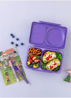 Omielife OmieBox Up Bento Box with Insulated Thermos & Ice Pack, Galaxy Purple  - Image 5