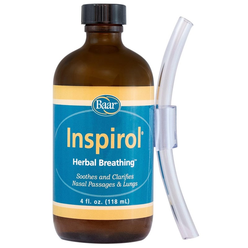 baar Baar Products - Inspirol Herbal Breathing - Aromatherapy Product - Herbal Antiseptic - Clears Congestion, Opens Sinuses, Alleviates Nasal Drip - Allergy Relief - Includes One Tube - 4 oz 