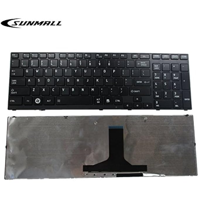 SUNMALL P755 KEYBOARD REPLACEMENT, LAPTOP KEYBOARD REPLACEMENT FOR TOSHIBA SATELLITE P750 P750D P755 P755-S5320 P770 P770D P775 P775-S7215 SERIES US LAYOUT ?6 MONTHS WARRANTY? - Image 3