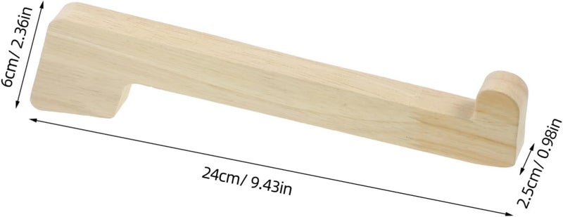 Holibanna 2pcs Portable Wooden Laptop Stand for Desk Height Laptop Holder Lightweight Design for Home Office Bed Sofa Use Stable Support - Image 2