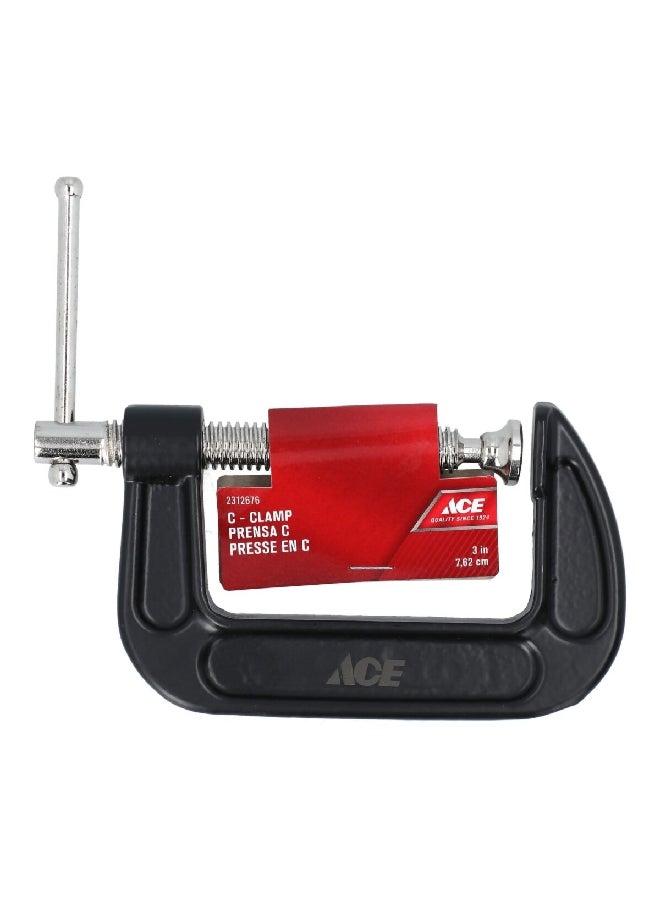 ACE C-clamp Black and Silver 3 Inch 2312676 