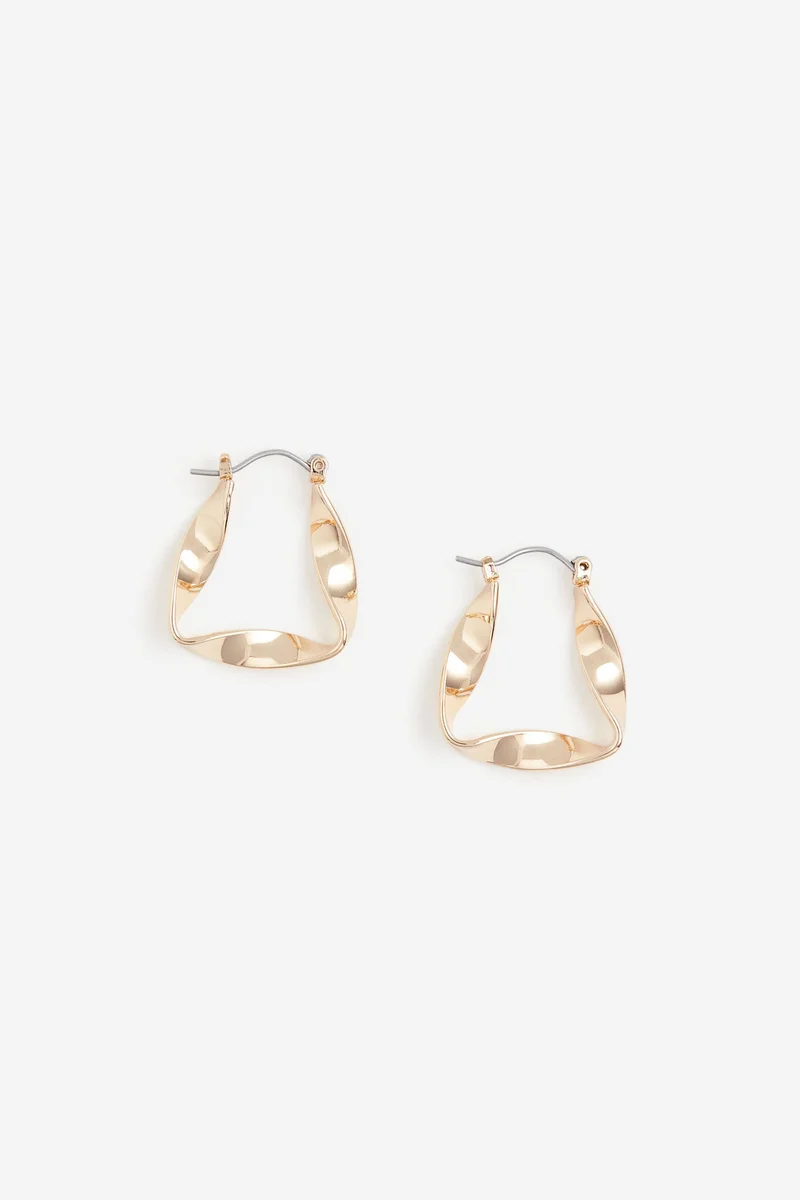H&M Twisted hoop earrings