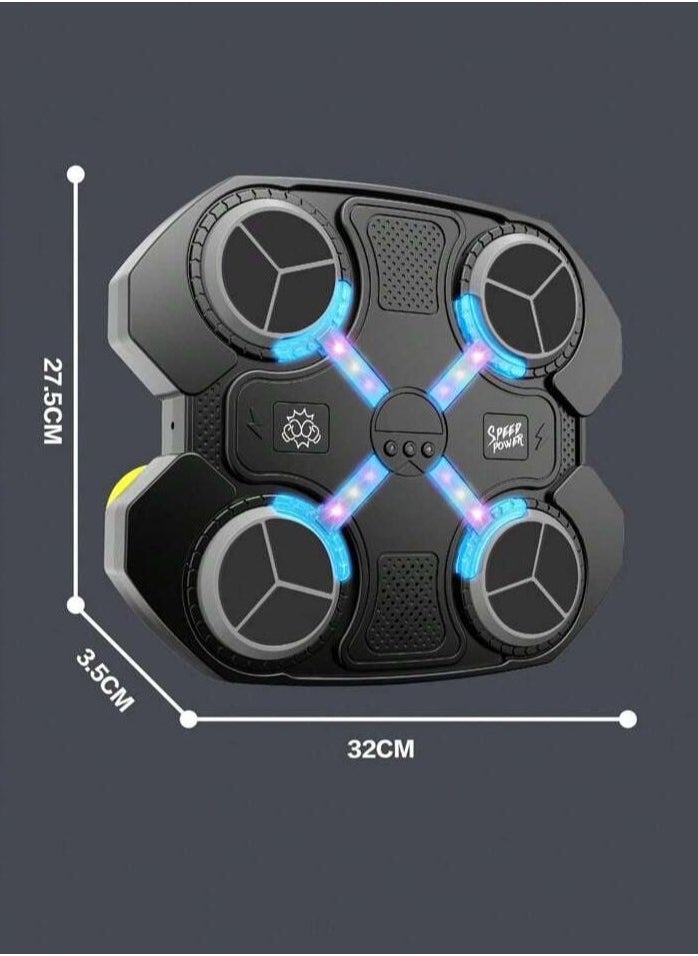 Generic Electronic Boxing Wall Smart Boxing machine Electronic Boxing Trainer Wall With Bluetooth And Boxing Gloves Installed In The Home Gym Boxing Training Equipment  - Image 2