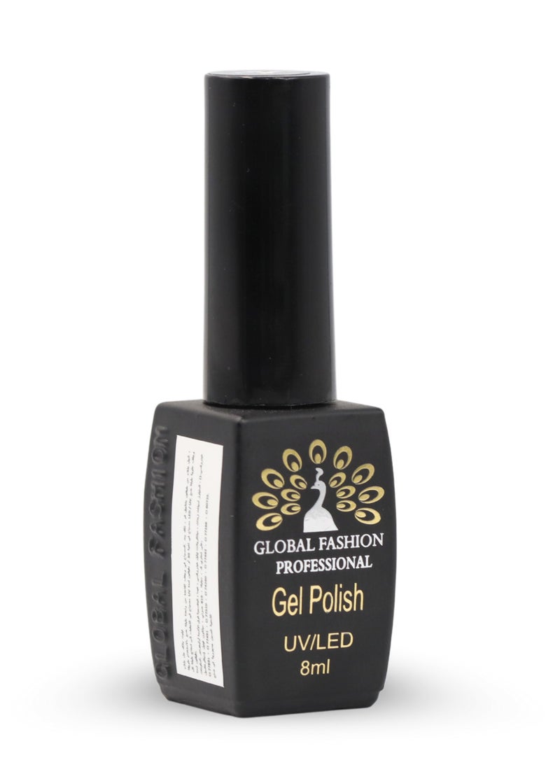 GLOBAL FASHION - Global Fashion Black Elite Gel Polish | 132 Colors of Long-Lasting Elegance - 8ml | 292 - Image 1