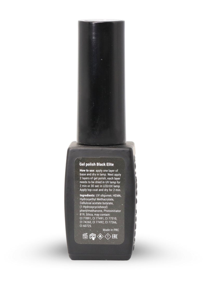 GLOBAL FASHION - Global Fashion Black Elite Gel Polish | 132 Colors of Long-Lasting Elegance - 8ml | 292 - Image 1