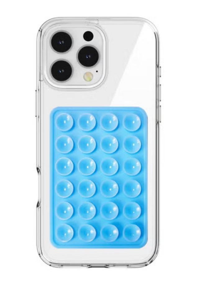 Generic - Silicone Double-Sided Suction Phone Case Detachable Mount - Hands-Free, Strong Grip Holder for Selfies & Videos - Durable, Easy to Use - iPhone & Android - Image 1