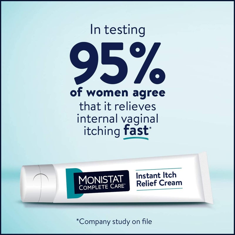 Monistat Instant Itch Relief Cream for Women, Maximum Strength Feminine Itch Care, 1 oz - Image 5