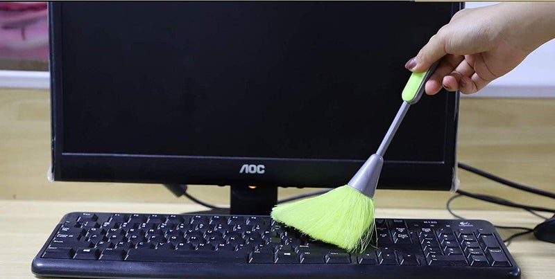 Nimbose® Computer Cleaning Brush Set, Plastic Mini Laptop Keyboard Dust Cleaning Small Brush Set (Random Colors, Set of 2), Multicolour - Image 3