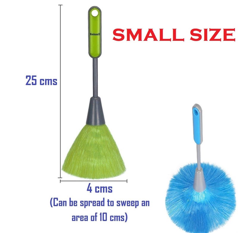 Nimbose® Computer Cleaning Brush Set, Plastic Mini Laptop Keyboard Dust Cleaning Small Brush Set (Random Colors, Set of 2), Multicolour - Image 2
