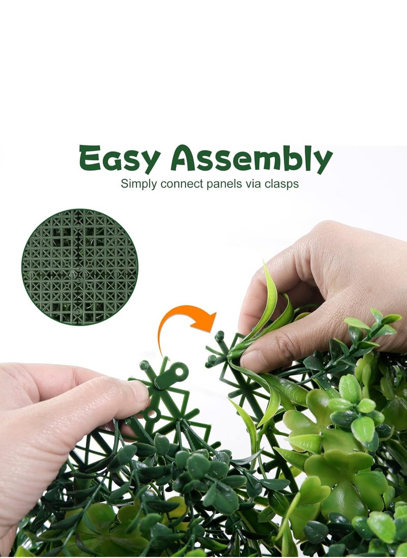 co arma Artificial grass green panels for indoor and outdoor wall decoration, 1 piece 100*100cm  - Image 4