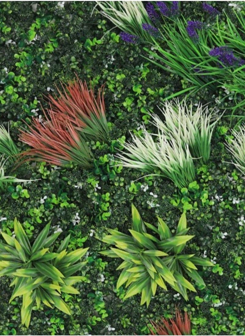 co arma Artificial grass green panels for indoor and outdoor wall decoration, 1 piece 100*100cm  - Image 5