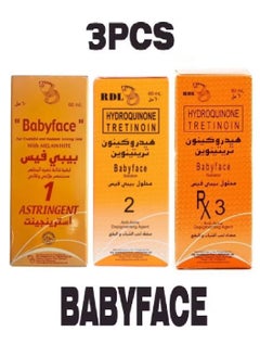 Babyface Set of 3 Pieces Babyface Solution - 3x60 ml  - Image 1