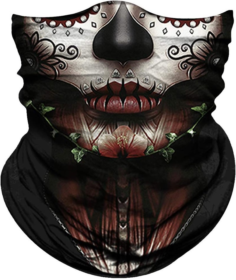 Obacle Skull Face Mask for Women - Image 1