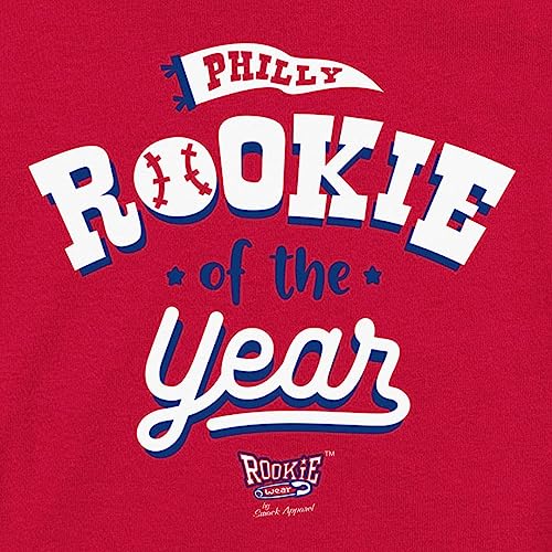 Smack Apparel Philadelphia Baseball Fans. Rookie of The Year Red Toddler Tee (Toddler Tee, 3T) - Image 2