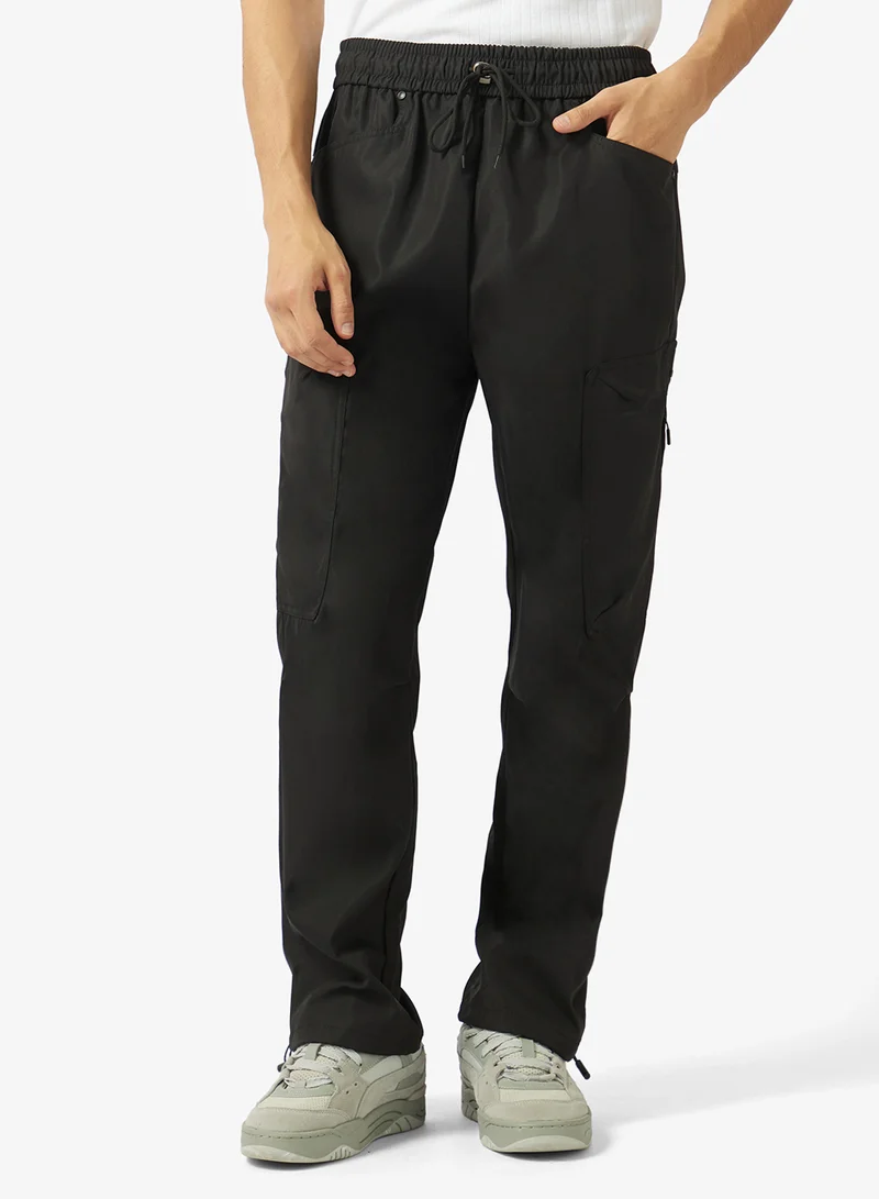 سفنتي فايف بنطلون كارجو بجيوب بسحاب