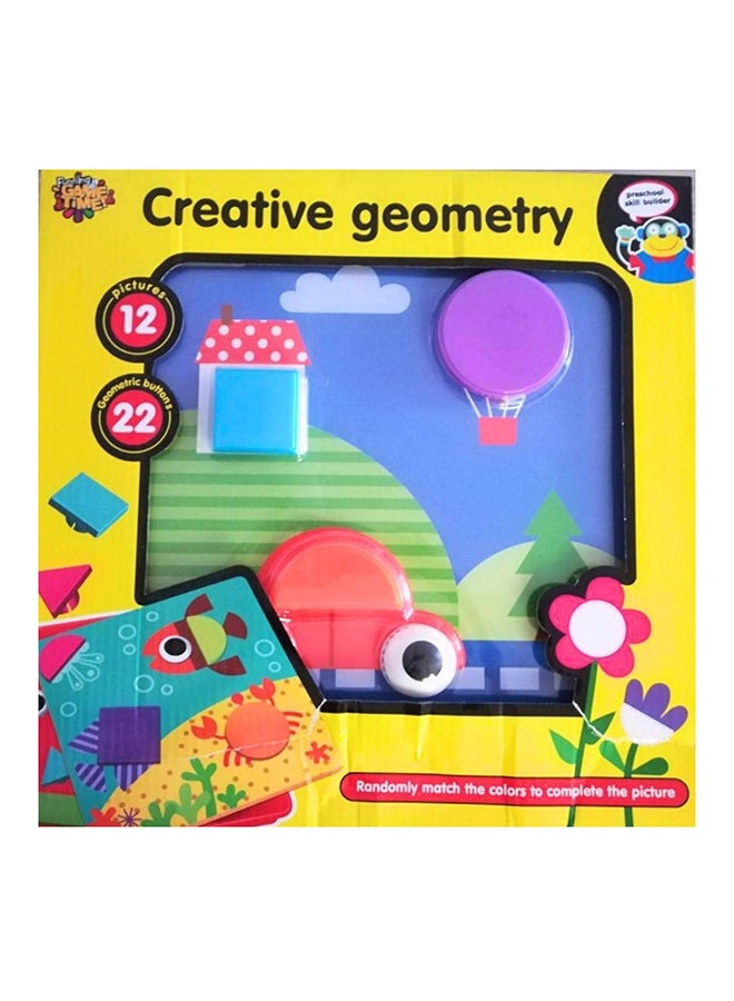 3D Educational Mosaic Creative Geometry Puzzles 4 x 25.5 x 25.5cm