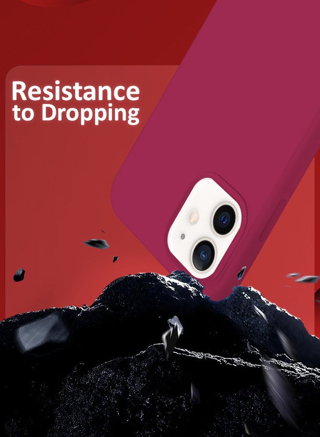 CATANES [لآيفون 12] غلاف سيليكون مضاد للصدمات واقي ضد الخدوش غلاف ناعم / ميرلوت - Image 3