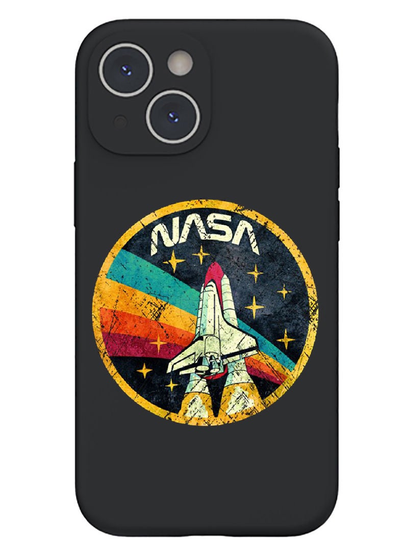 Theodor Protective Slim Fit Case Liquid Silicone Cover with Full Body Protection Anti-Scratch Shockproof Case For iPhone 13 Black  - Ocean copy - Image 1