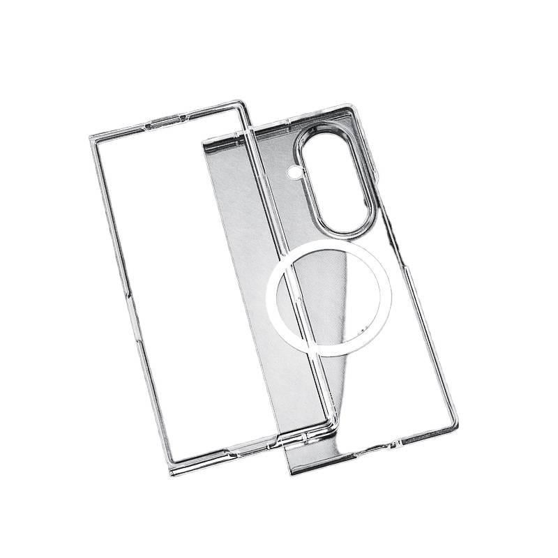 غطاء MagSafe، مقاوم للصدمات لـ Samsung Galaxy Z Fold 7، شفاف، مغناطيس قوي، PC مغناطيسي للتنقل اليومي سهل التخزين للاستخدام المنزلي - Image 1
