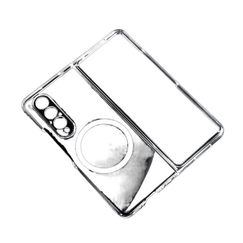 غطاء MagSafe، مقاوم للصدمات لـ Samsung Galaxy Z Fold 7، شفاف، مغناطيس قوي، PC مغناطيسي للتنقل اليومي سهل التخزين للاستخدام المنزلي - Image 3