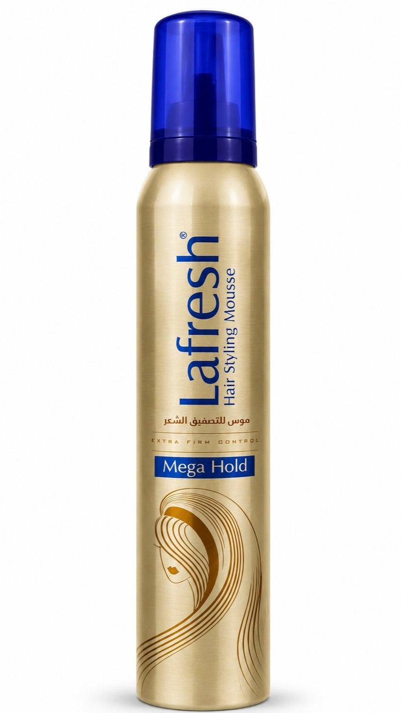 LA FRESH Hair Styling Mousse Extra Firm Control Mega Hold 200ml - Image 1